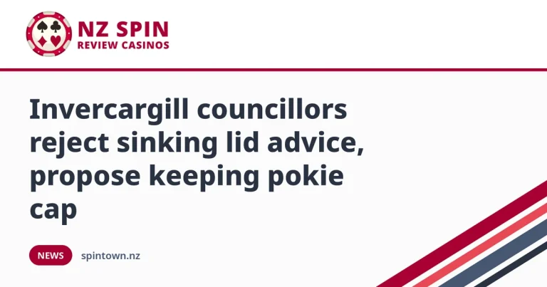 Invercargill councillors reject sinking lid advice, propose keeping pokie cap