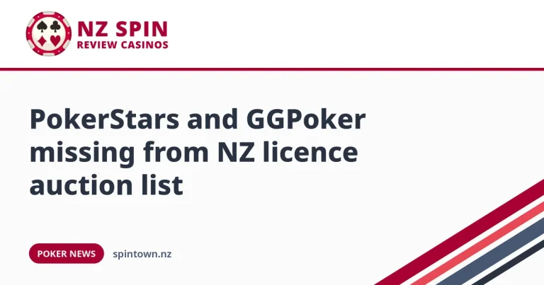 PokerStars and GGPoker missing from NZ licence auction list